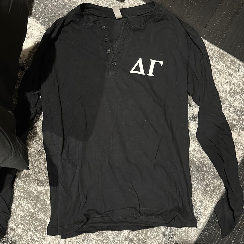 Black long sleeved Delta Gamma shirt